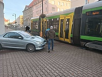 Kolizja z tramwajem