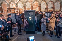 Powrót głowy figury Apostoła Jakuba Starszego do Malborka