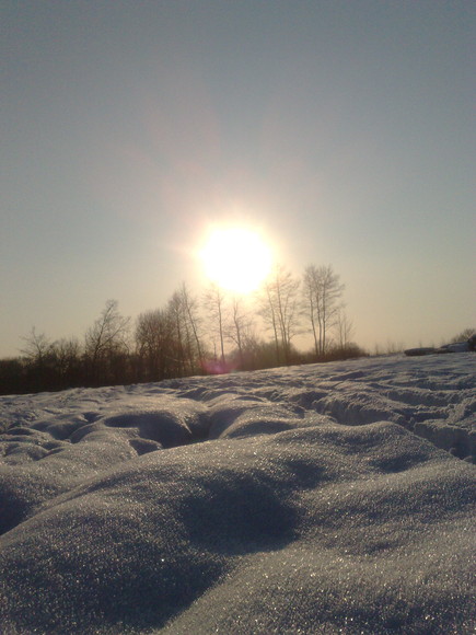 Siła zimowego Słońca.