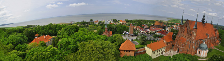 Frombork w panoramie (Czerwiec 2013)