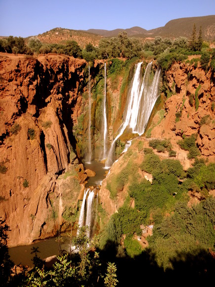 Wodospad Uzud - Maroko (Sierpień 2014)