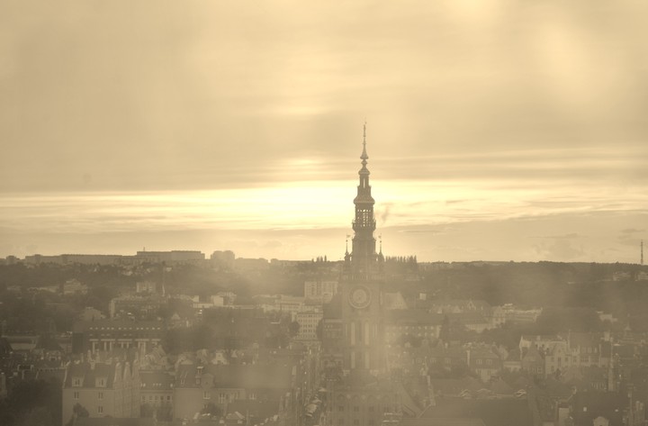 Gdańsk z koła widokowego