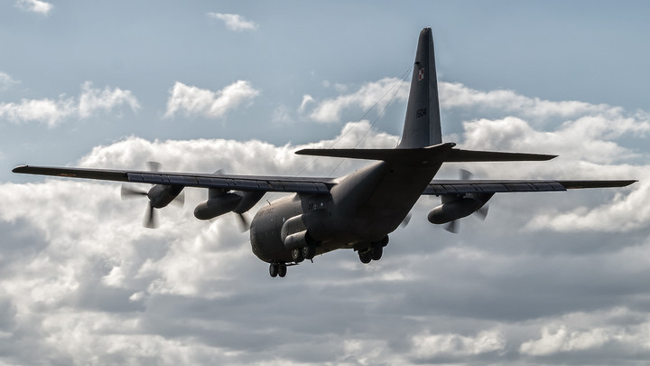 Na podejściu...  C-130E Hercules