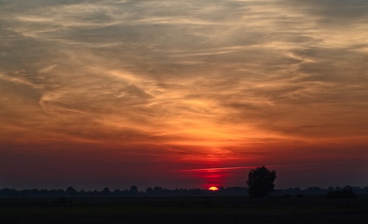 Żuławski zachód słońca (Wrzesień 2020)