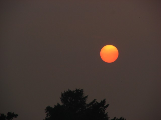 zachód słońca w Stegnie (Sierpień 2007)