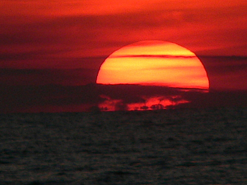 zachód słońca w piaskach (Grudzień 2007)