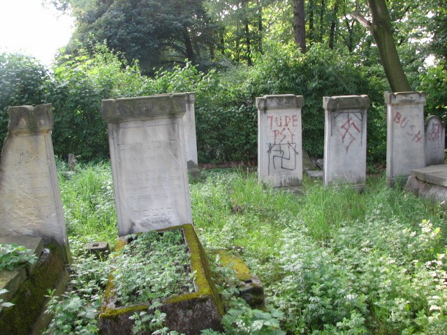 Niemoc władzy-cmentarzyk żydowski w Pasłęku (Lipiec 2008)