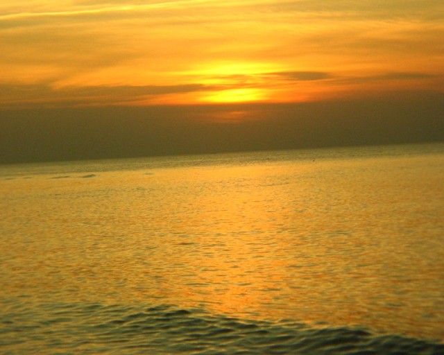 Zachód słońca nad Bałtykiem (Sierpień 2008)