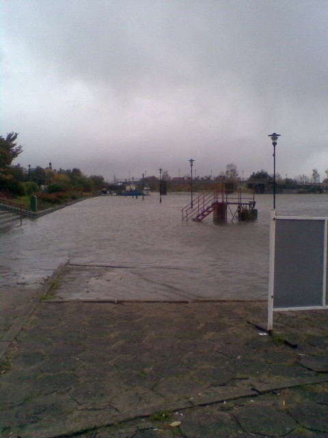 Powódź w Elblągu - październik 2009 rok