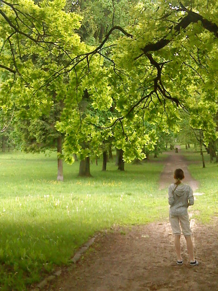 Wiosna w parku Modrzewia...