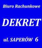 Biuro Rachunkowe     "DEKRET"    mgr Anna Polsakiewicz