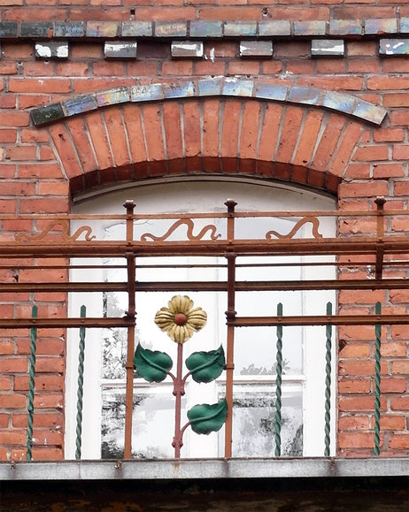 Stegna – fragment budynku przy ul. Wojska Polskiego (Lipiec 2012)
