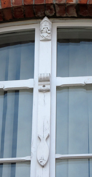 Fragment okna, ul. Gdańska Stegna