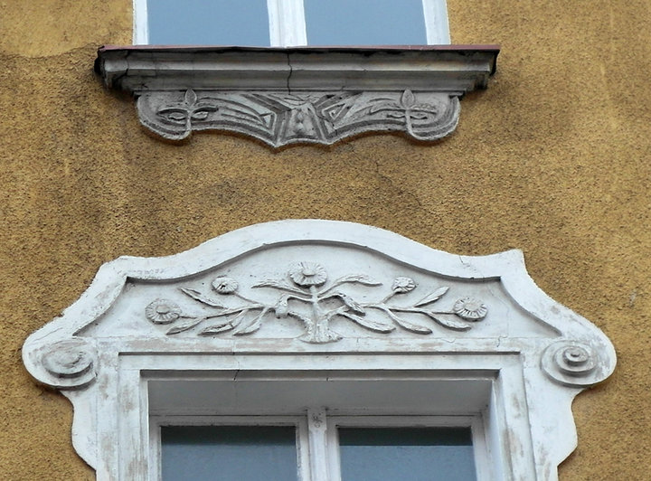 Fragment kamienicy, ul. Leszno,  Elbląg