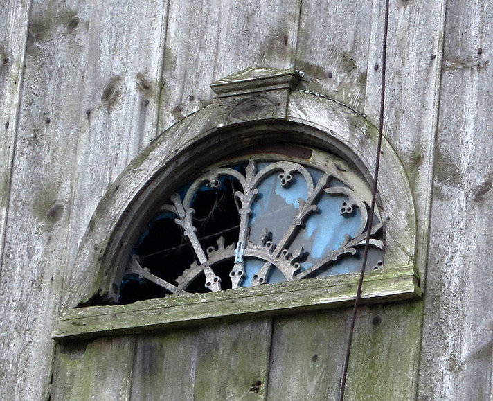 Żuławki – okienko domu (Luty 2013)