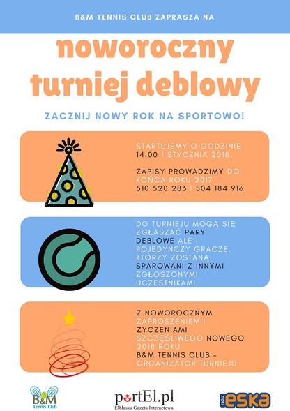 Elbląg, Noworoczny turniej tenisa ziemnego Elbląg, Noworoczny turniej tenisa ziemnego