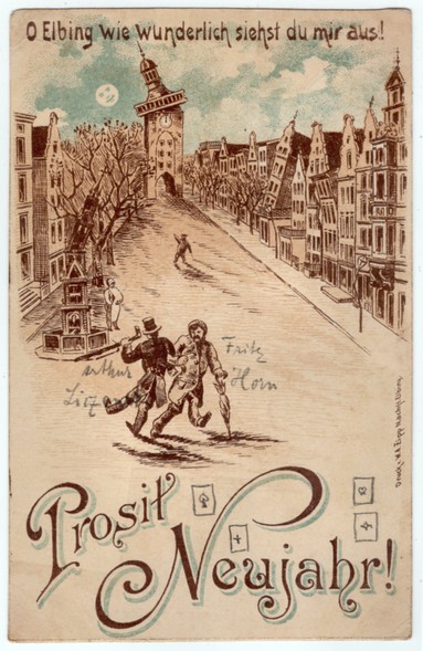 Elbląg, Pocztówkowy żart (Historia jednego przedmiotu cz. 110) Elbląg, Pocztówkowy żart (Historia jednego przedmiotu cz. 110)