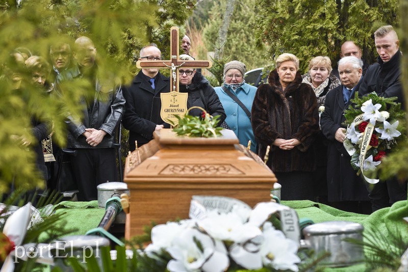 Elbląg, W pogrzebie Józefa Gburzyńskiego wziął udział prezes PiS Jarosław Kaczyński