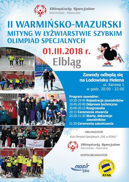 Elbląg, Mityng w łyżwiarstwie szybkim Olimpiad Specjalnych Elbląg, Mityng w łyżwiarstwie szybkim Olimpiad Specjalnych