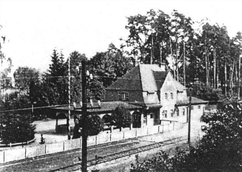 Elbląg, Dworzec w Brachlewie przed wojną
