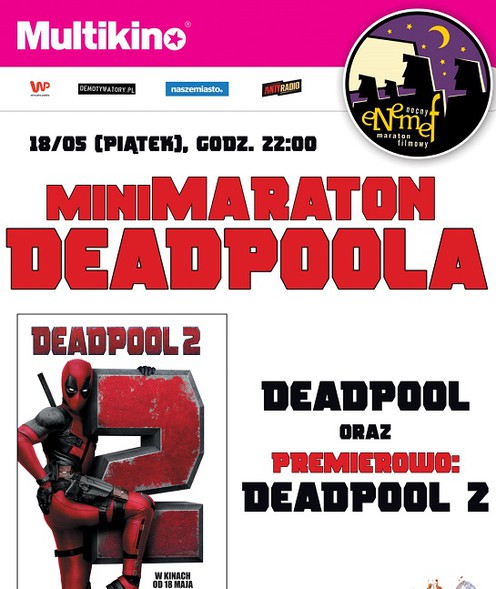 Elbląg, ENEMEF: Minimaraton Deadpoola w Multikinie Elbląg, ENEMEF: Minimaraton Deadpoola w Multikinie