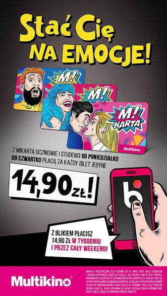 Elbląg, M!Kartą - nowa oferta Multikina dla uczniów i studentów Elbląg, M!Kartą - nowa oferta Multikina dla uczniów i studentów