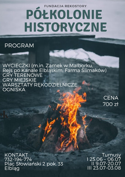Turystyczno-historyczne półkolonie z Fundacją Rekostory Turystyczno-historyczne półkolonie z Fundacją Rekostory