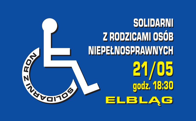 Elbląg, Solidarni z rodzicami osób niepełnosprawnych