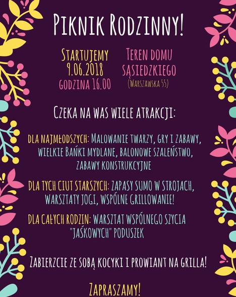 Elbląg, Piknik rodzinny „za rzeką” Elbląg, Piknik rodzinny „za rzeką”