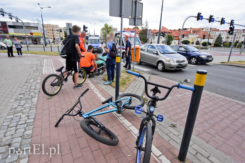 Elbląg, 16-letni rowerzysta potrącony na ul. Hetmańskiej