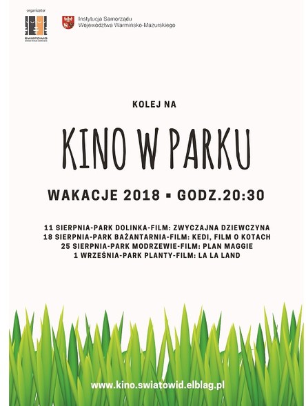 Elbląg, Kolej na kino w parku