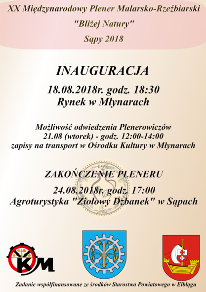 Elbląg, Młynary zapraszają na plener Elbląg, Młynary zapraszają na plener