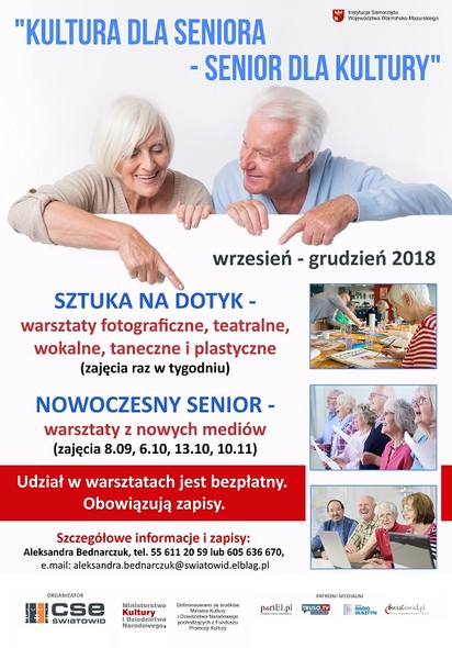 Elbląg, Ruszył nabór na twórcze warsztaty dla seniorów Elbląg, Ruszył nabór na twórcze warsztaty dla seniorów