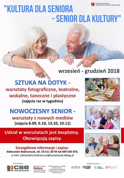 Elbląg, Ruszył nabór na twórcze warsztaty dla seniorów