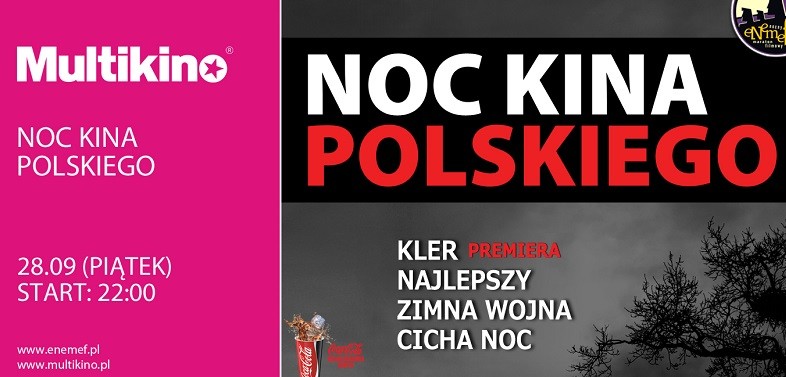 Elbląg, ENEMEF: Noc Kina Polskiego z premierą Kleru w Multikinie
