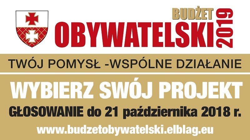 Elbląg, Budżet Obywatelski. Głosowanie od poniedziałku