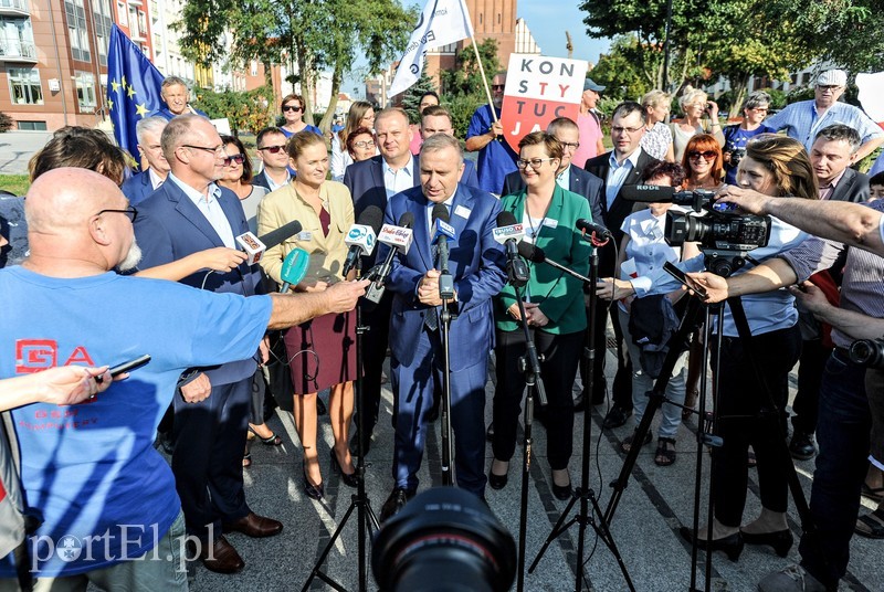 Elbląg, Liderzy Koalicji Obywatelskiej wraz z kandydatami do samorządu Elbląg, Liderzy Koalicji Obywatelskiej wraz z kandydatami do samorządu