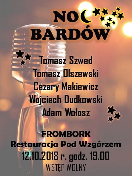 Elbląg, Noc bardów we Fromborku Elbląg, Noc bardów we Fromborku