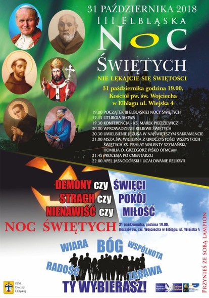 Elbląg, III Elbląska Noc Świętych Elbląg, III Elbląska Noc Świętych