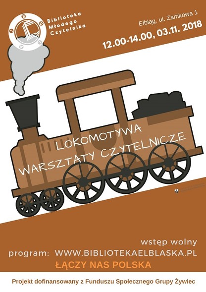 Elbląg, Lokomotywa: warsztaty czytelnicze Elbląg, Lokomotywa: warsztaty czytelnicze