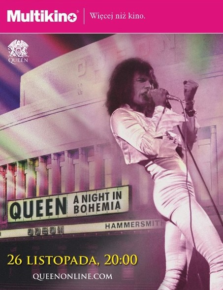 Elbląg, Queen: A night in Bohemia 26 listopada tylko w Multikinie Elbląg, Queen: A night in Bohemia 26 listopada tylko w Multikinie