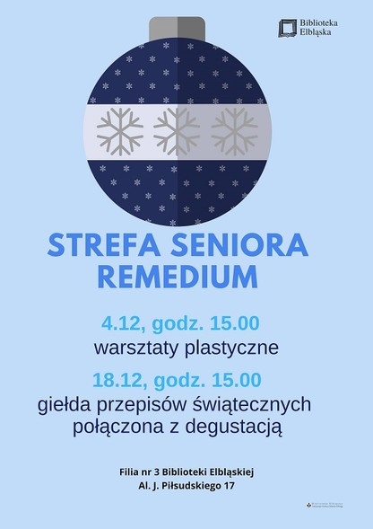 Elbląg, Spotkania w Bibliotecznej Strefie Seniora Elbląg, Spotkania w Bibliotecznej Strefie Seniora