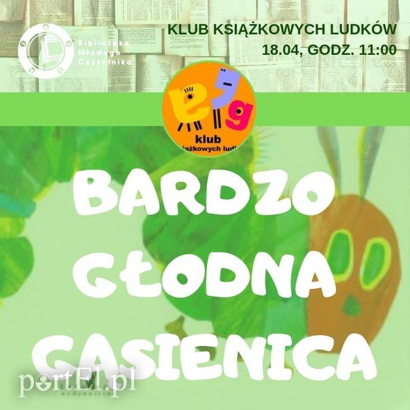 Elbląg, Głodna gąsienica w Klubie Książkowych Ludków Elbląg, Głodna gąsienica w Klubie Książkowych Ludków