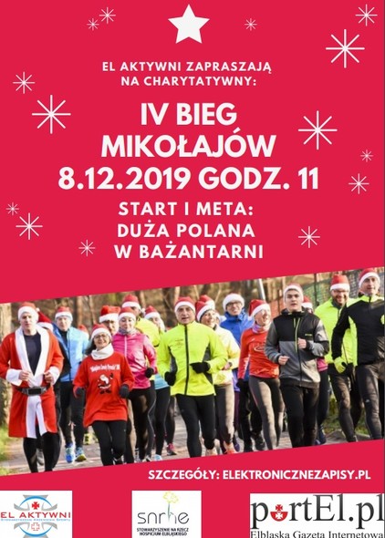 Elbląg, Zapraszamy na IV Bieg Mikołajów Elbląg, Zapraszamy na IV Bieg Mikołajów