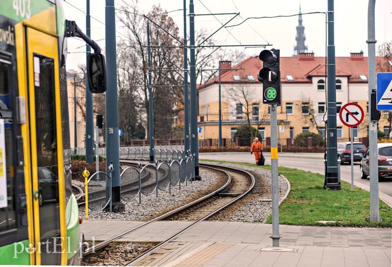 Elbląg, W Elblągu jest tylko jeden sekundomierz przy sygnalizacji świetlnej, ale jedynie dla tramwajów