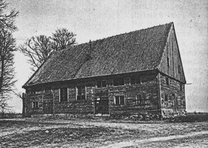 Elbląg, Jeden z domów podcieniowych w Żuławkach dawniej