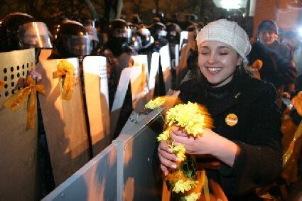 Elbląg, Demonstracja w Kijowie