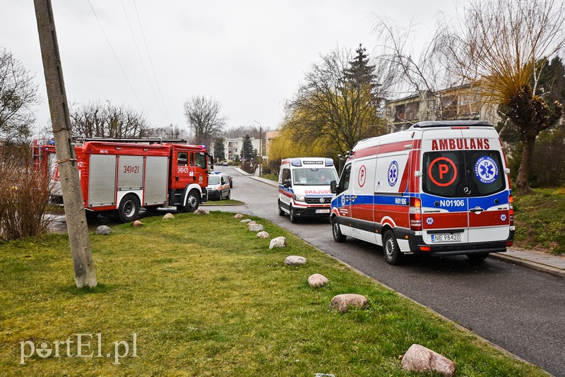 Elbląg, Zatrucie czadem w Gronowie Górnym, trzy osoby trafiły do szpitala