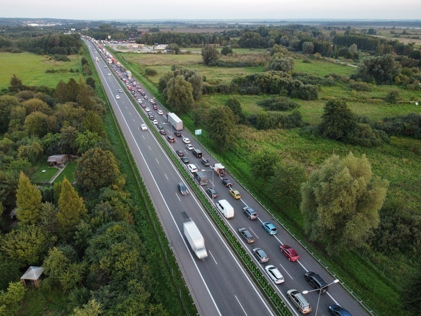Elbląg, Wypadek na obwodnicy Elbląga. Utrudnienia w kierunku Warszawy Elbląg, Wypadek na obwodnicy Elbląga. Utrudnienia w kierunku Warszawy