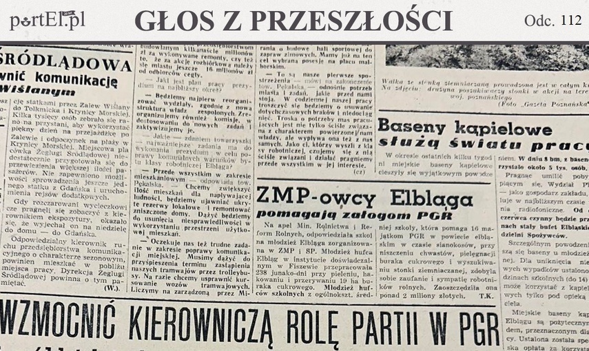 Elbląg, Głos Wybrzeża nr 162, 1950 r.